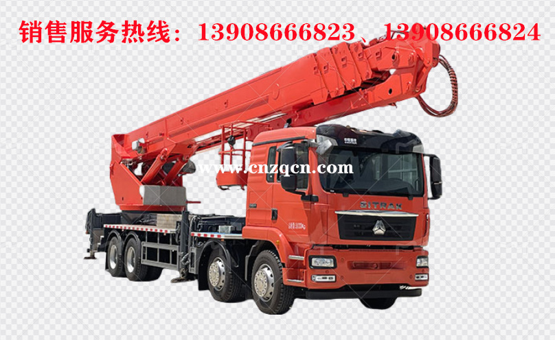 重汽汕德卡前四后八高空作業(yè)車